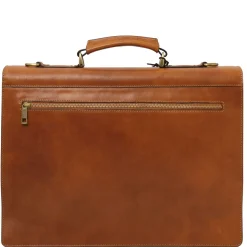 Aktentasche aus Leder 3 Fächer