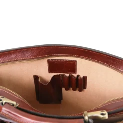 Aktentasche aus Leder 2 Fächer