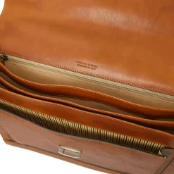 Aktentasche aus Leder 3 Fächer