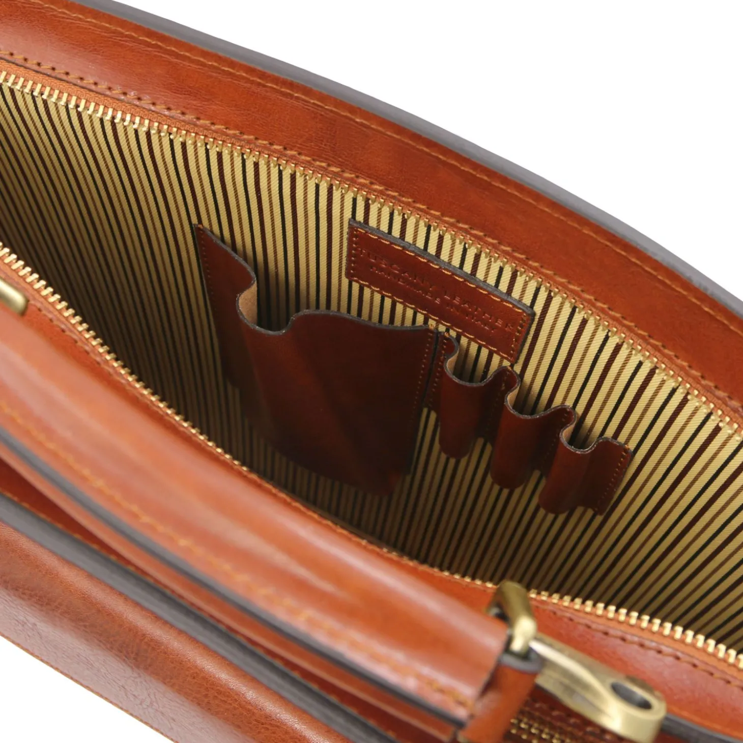 Aktentasche aus Leder 2 Fächer