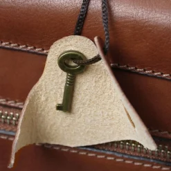 Aktentasche aus Leder 3 Fächer