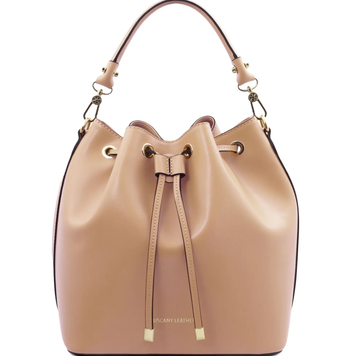 Beuteltasche aus Leder