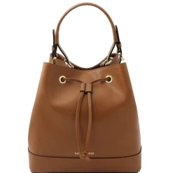 Beuteltasche aus Leder