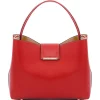 Beuteltasche aus Leder