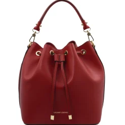 Beuteltasche aus Leder