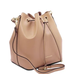 Beuteltasche aus Leder