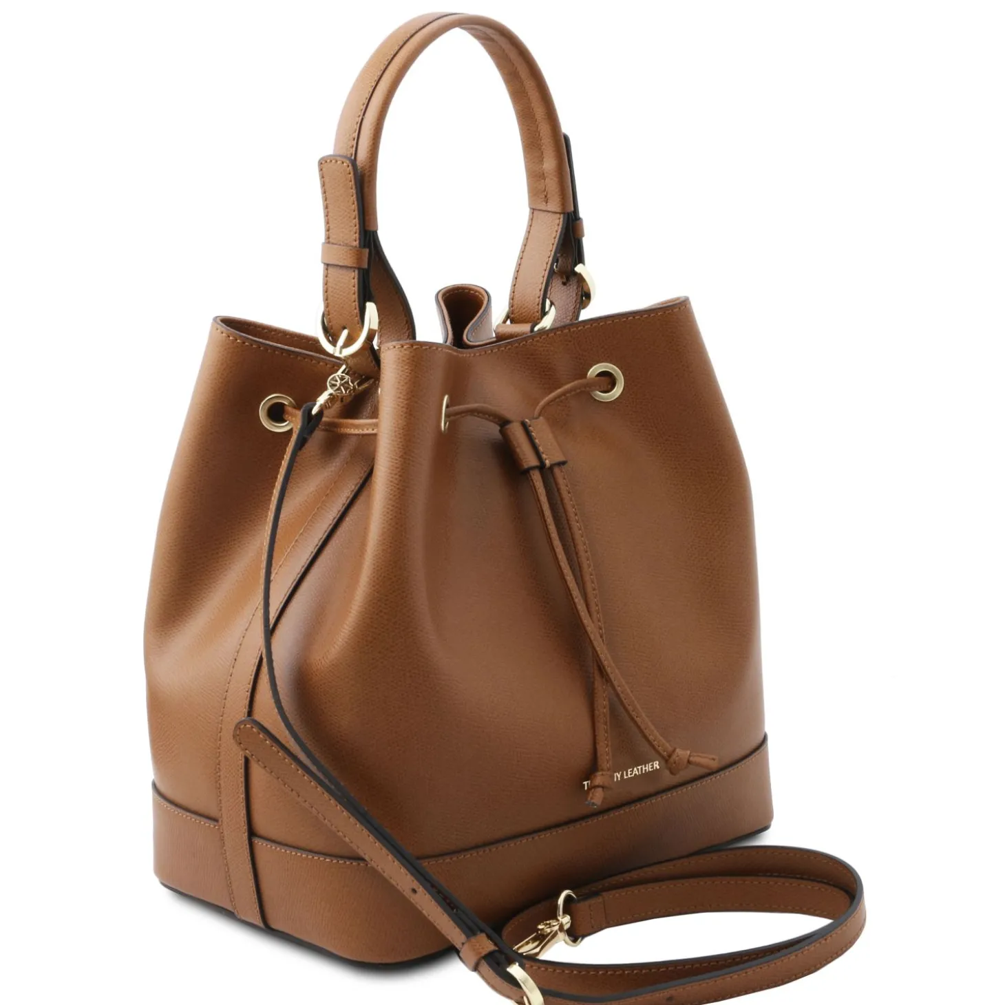 Beuteltasche aus Leder
