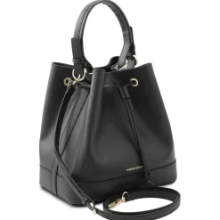 Beuteltasche aus Leder