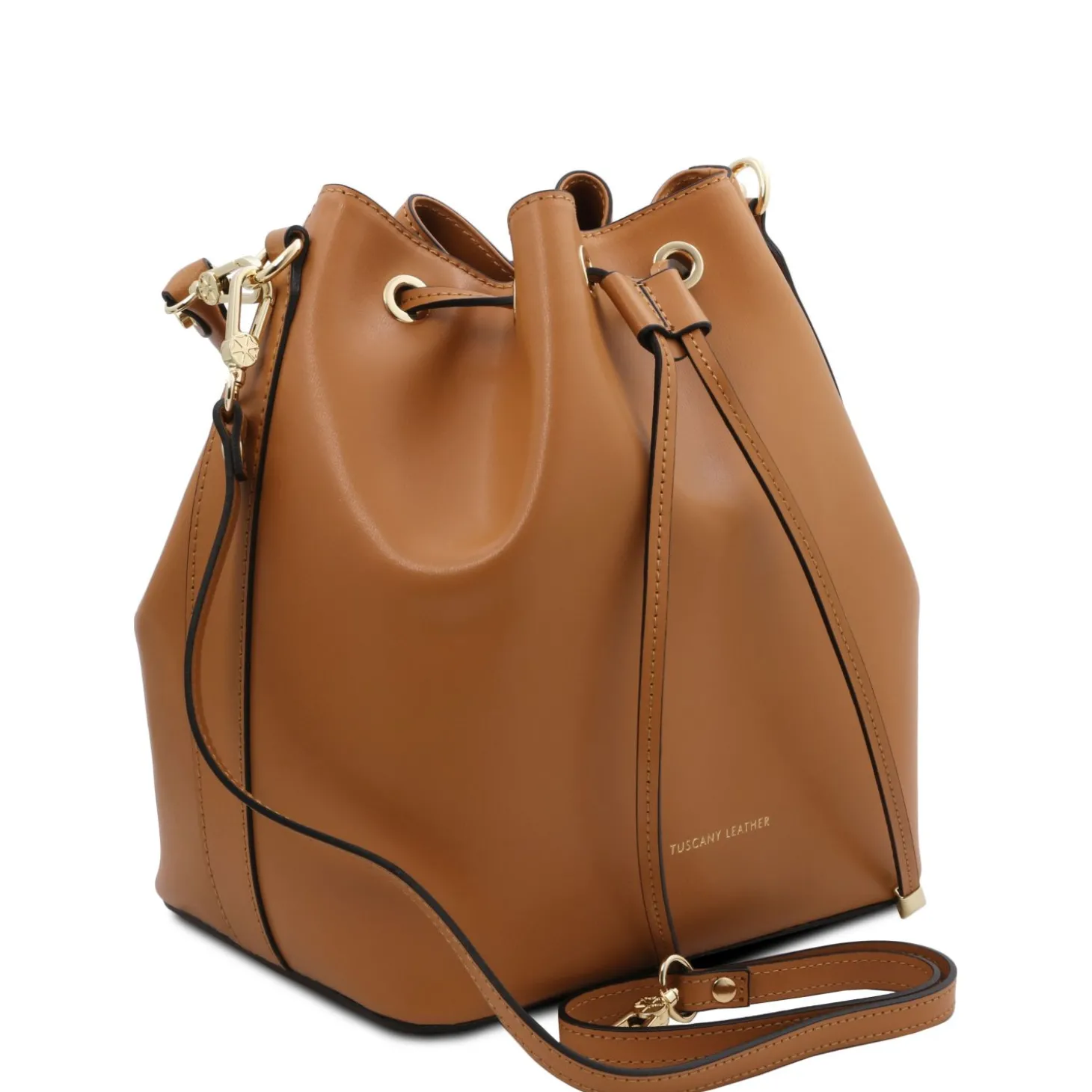 Beuteltasche aus Leder