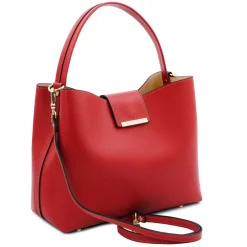 Beuteltasche aus Leder