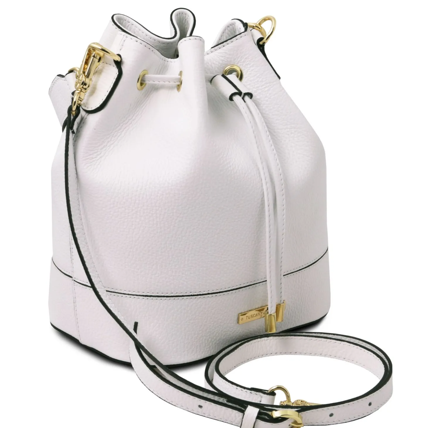 Beuteltasche aus Leder