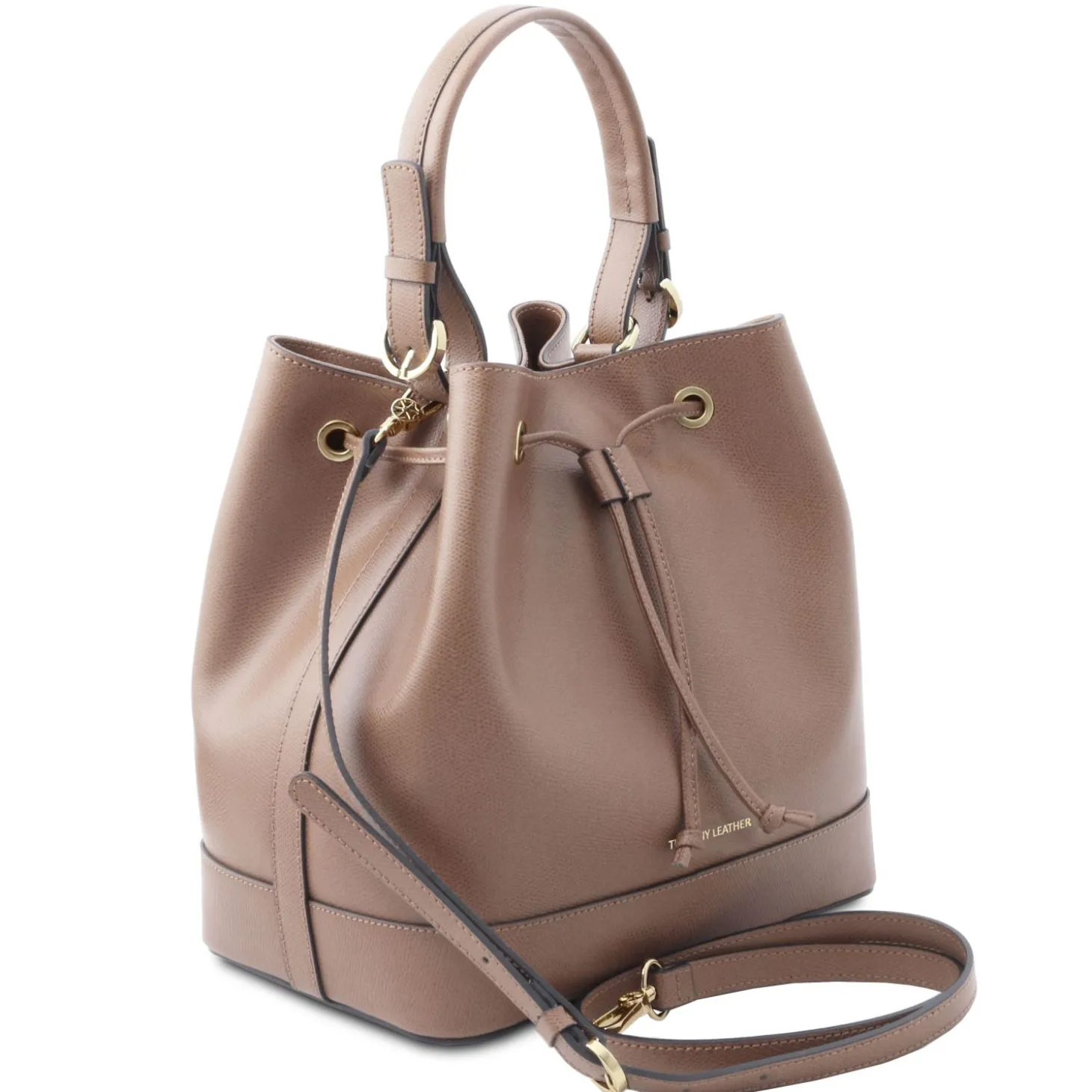 Beuteltasche aus Leder