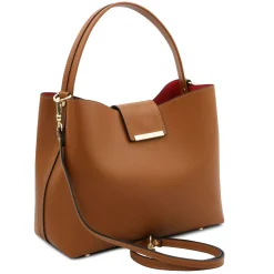 Beuteltasche aus Leder