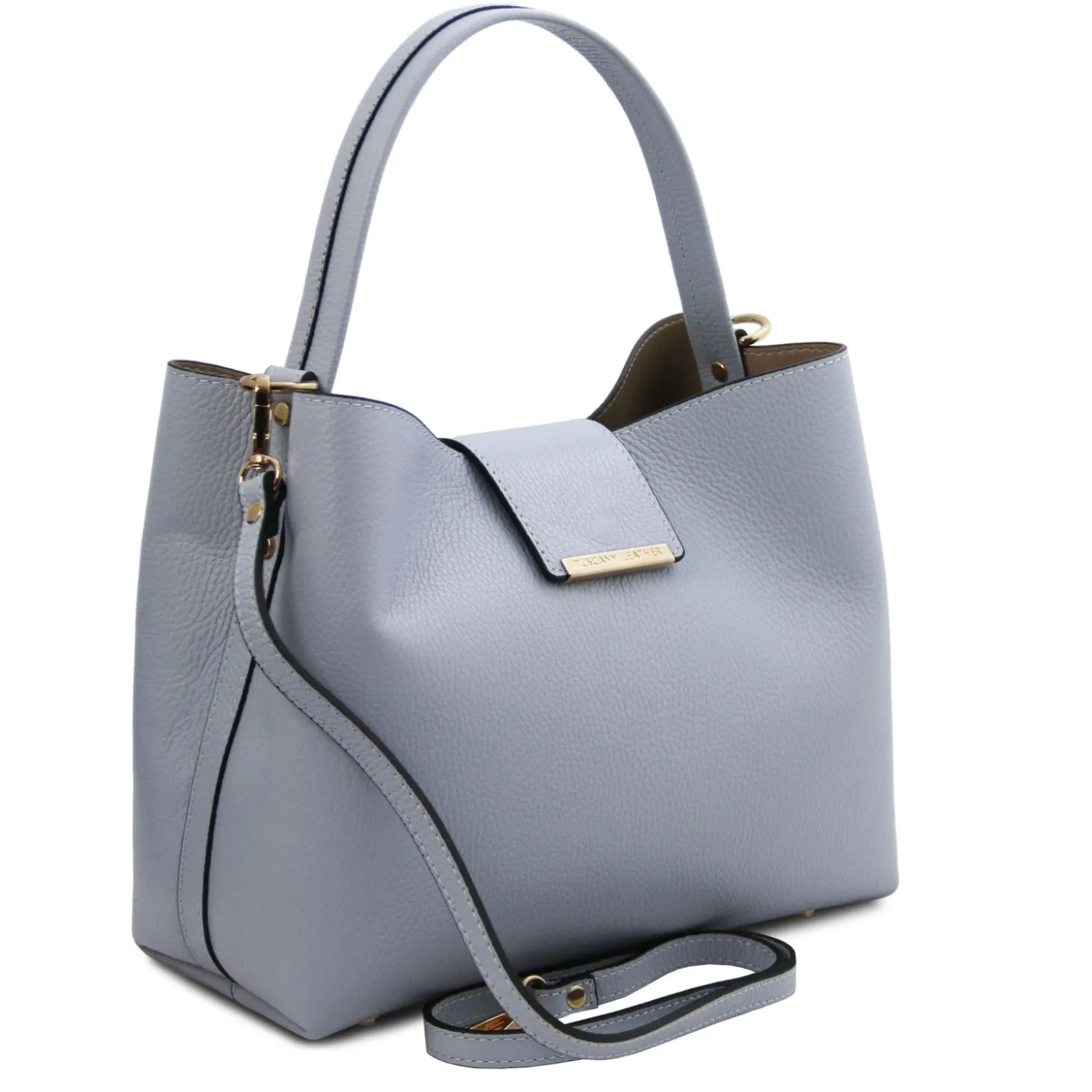 Beuteltasche aus Leder
