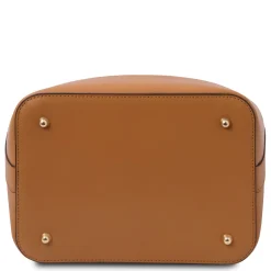 Beuteltasche aus Leder