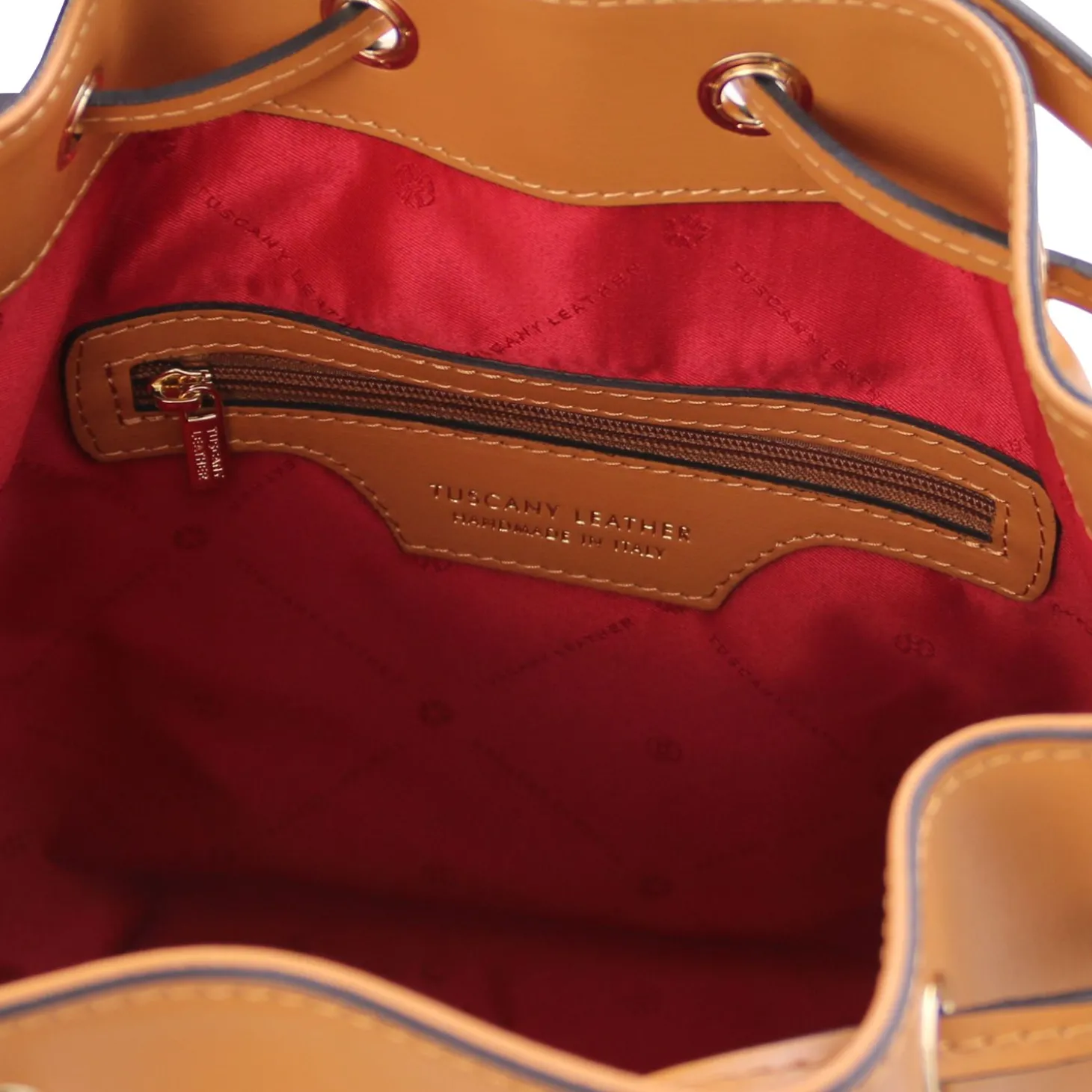 Beuteltasche aus Leder