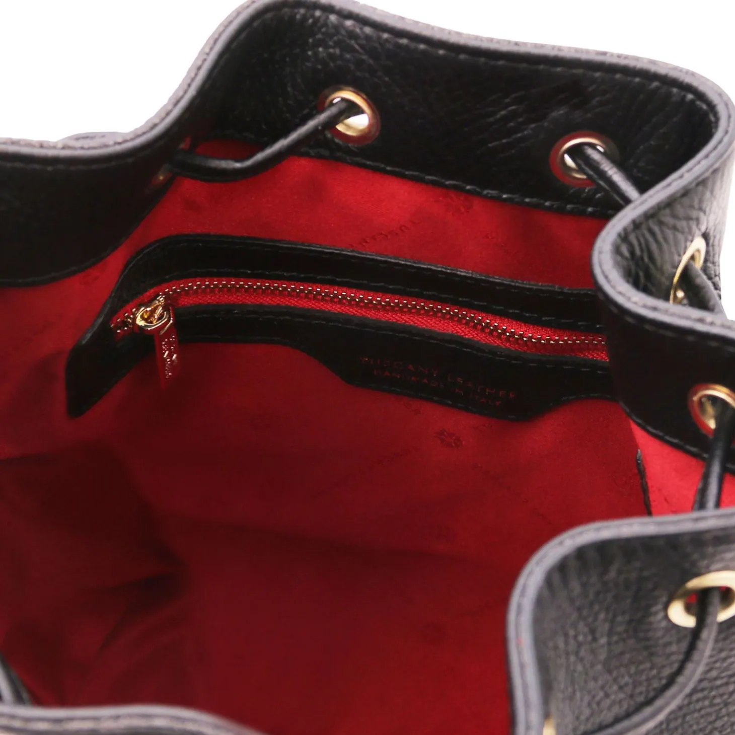 Beuteltasche aus Leder