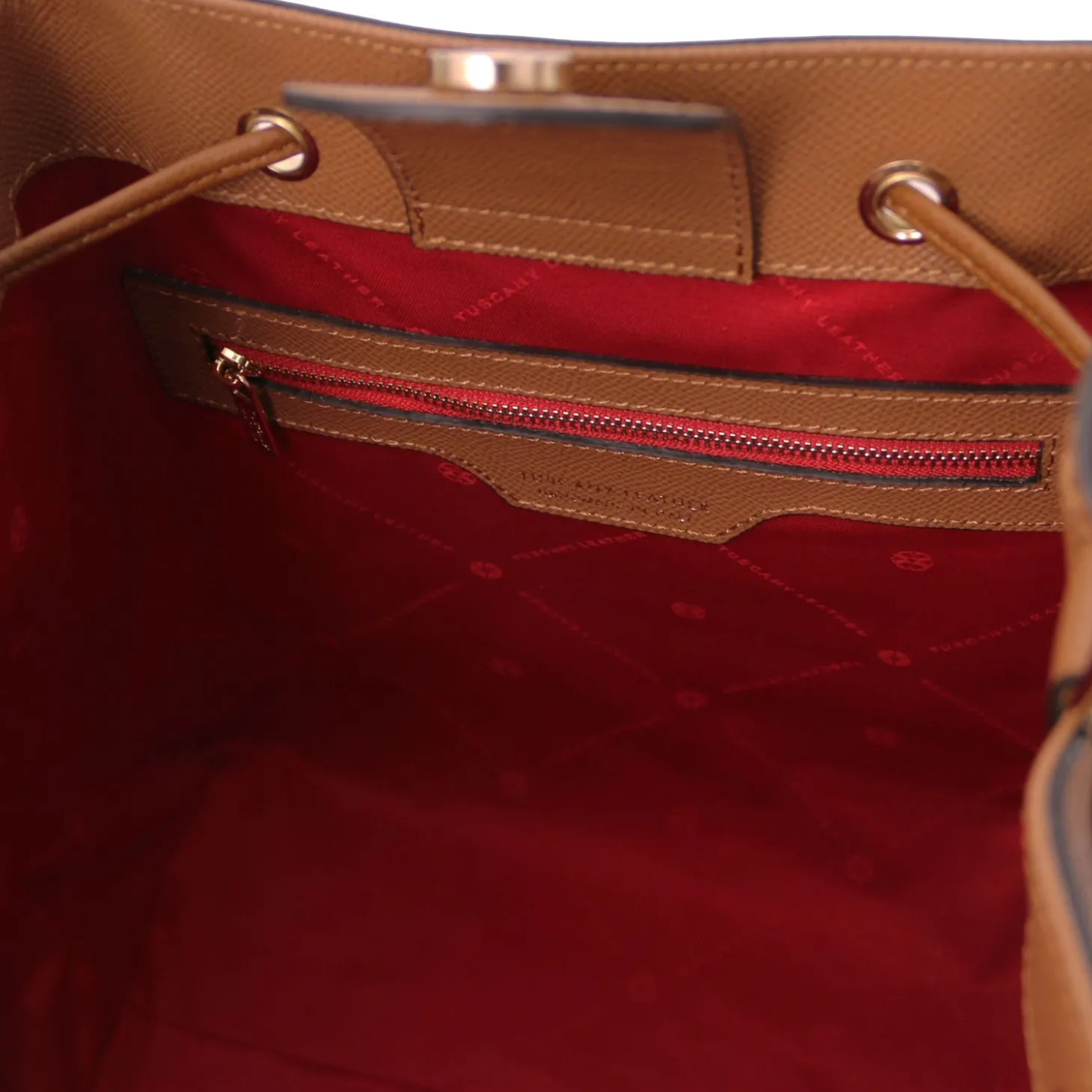 Beuteltasche aus Leder