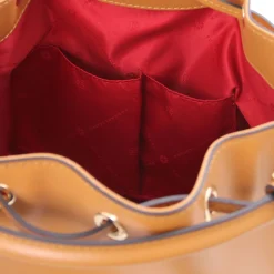 Beuteltasche aus Leder