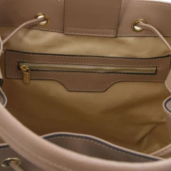 Beuteltasche aus Leder
