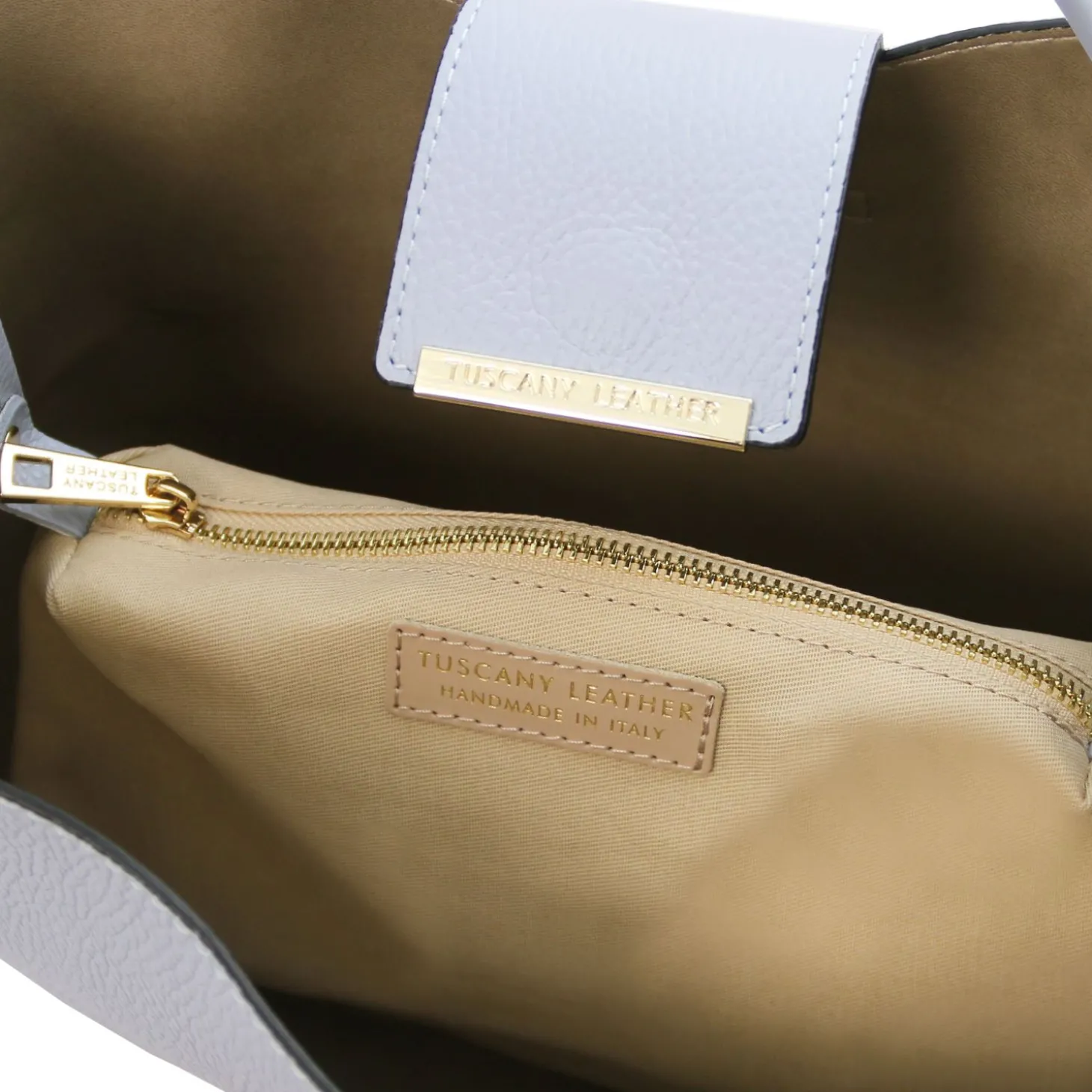 Beuteltasche aus Leder