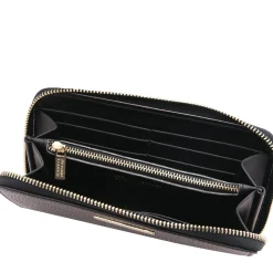Beuteltasche aus Leder und Exklusive Damenbrieftasche aus Leder mit Rundum-Reißverschluss