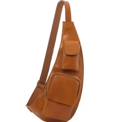 Brusttasche aus Leder