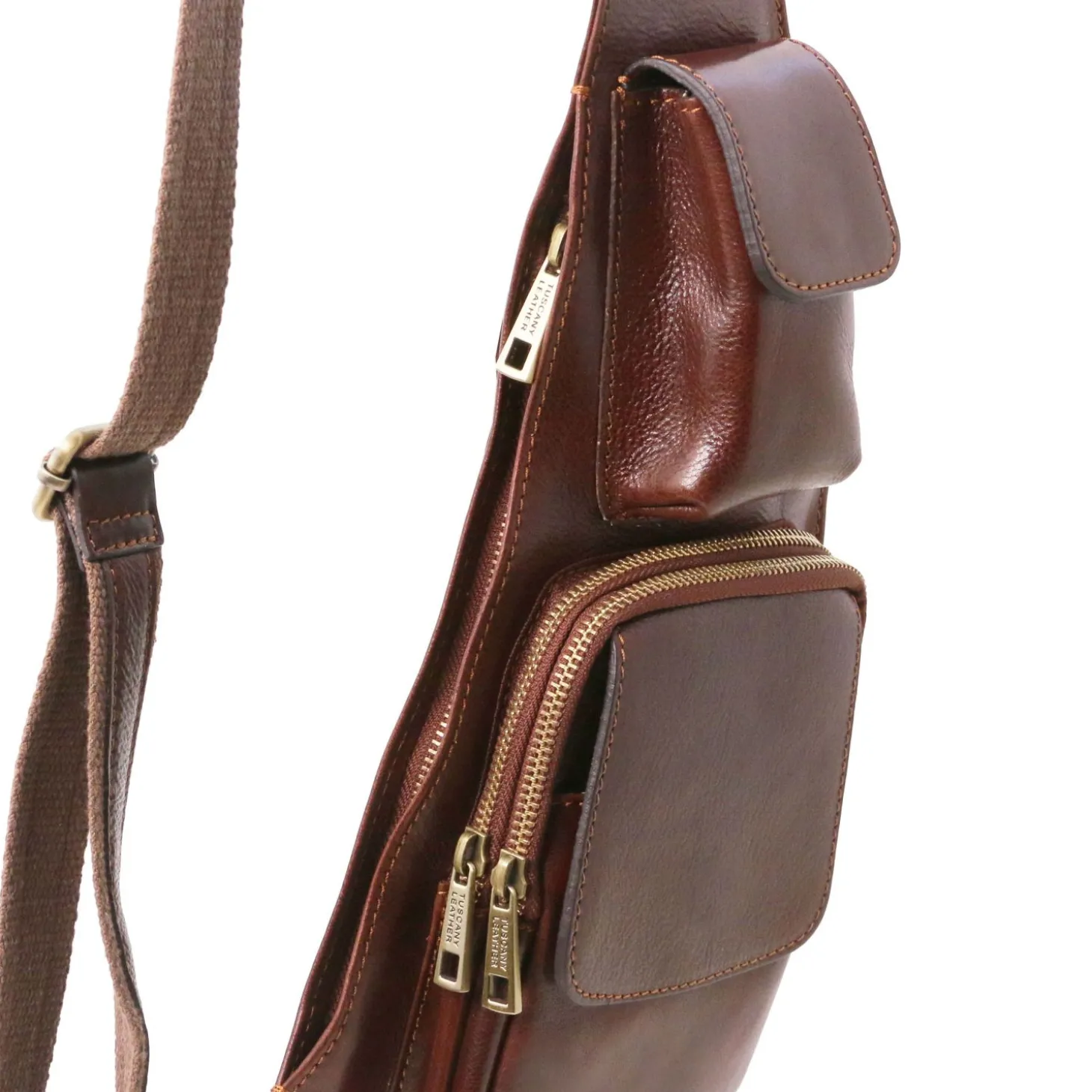 Brusttasche aus Leder