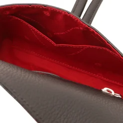 Clutch aus Leder