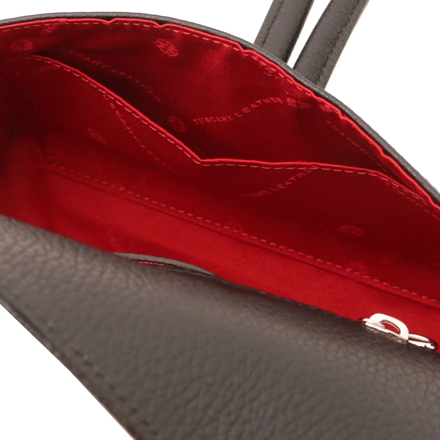 Clutch aus Leder