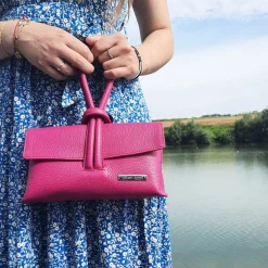 Clutch aus Leder