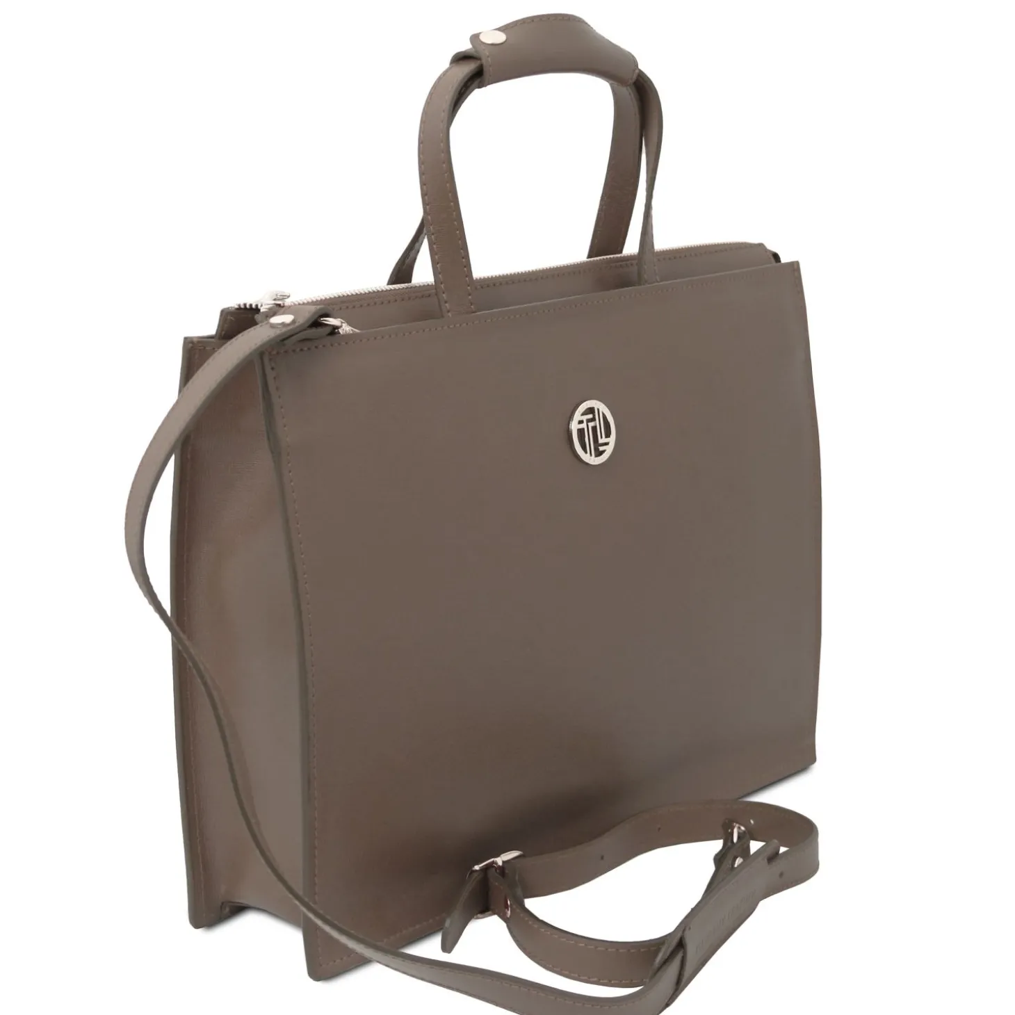 Damen - Aktentasche aus Saffiano Leder 3 Fächer