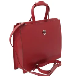 Damen - Aktentasche aus Saffiano Leder 3 Fächer