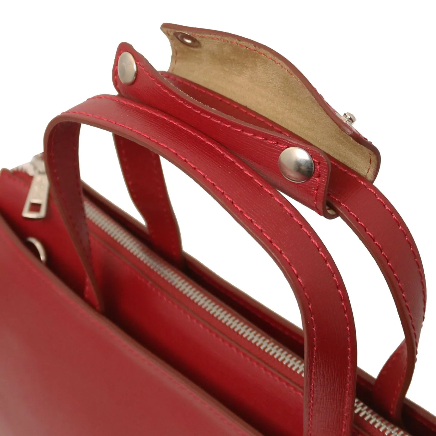 Damen - Aktentasche aus Saffiano Leder 3 Fächer