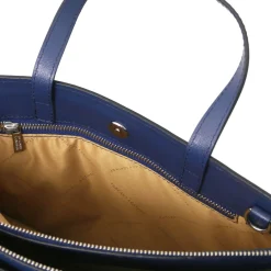 Damen - Aktentasche aus Saffiano Leder 3 Fächer