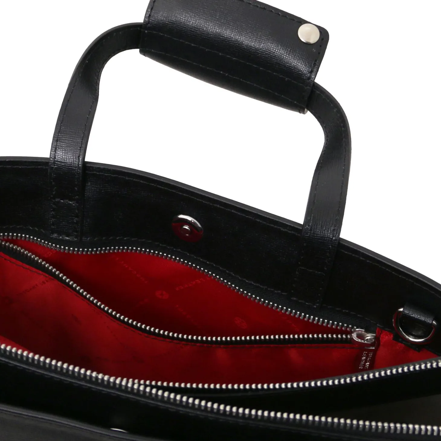 Damen - Aktentasche aus Saffiano Leder 3 Fächer