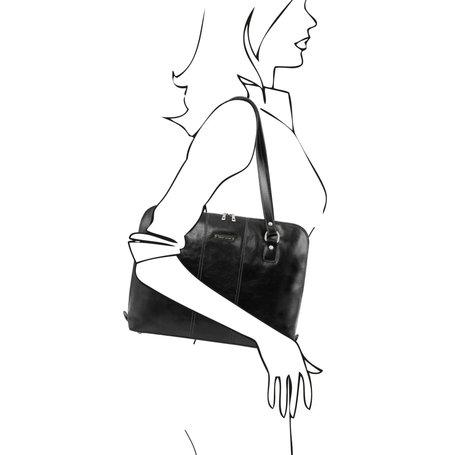 Damen Business Tasche aus Leder