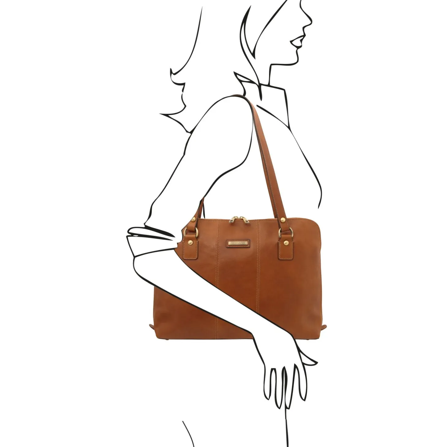 Damen Business Tasche aus Leder