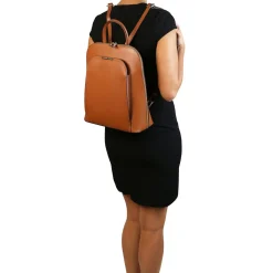Damenrucksack aus Saffiano Leder
