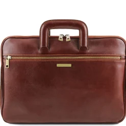 Dokumenten - Tasche aus Leder