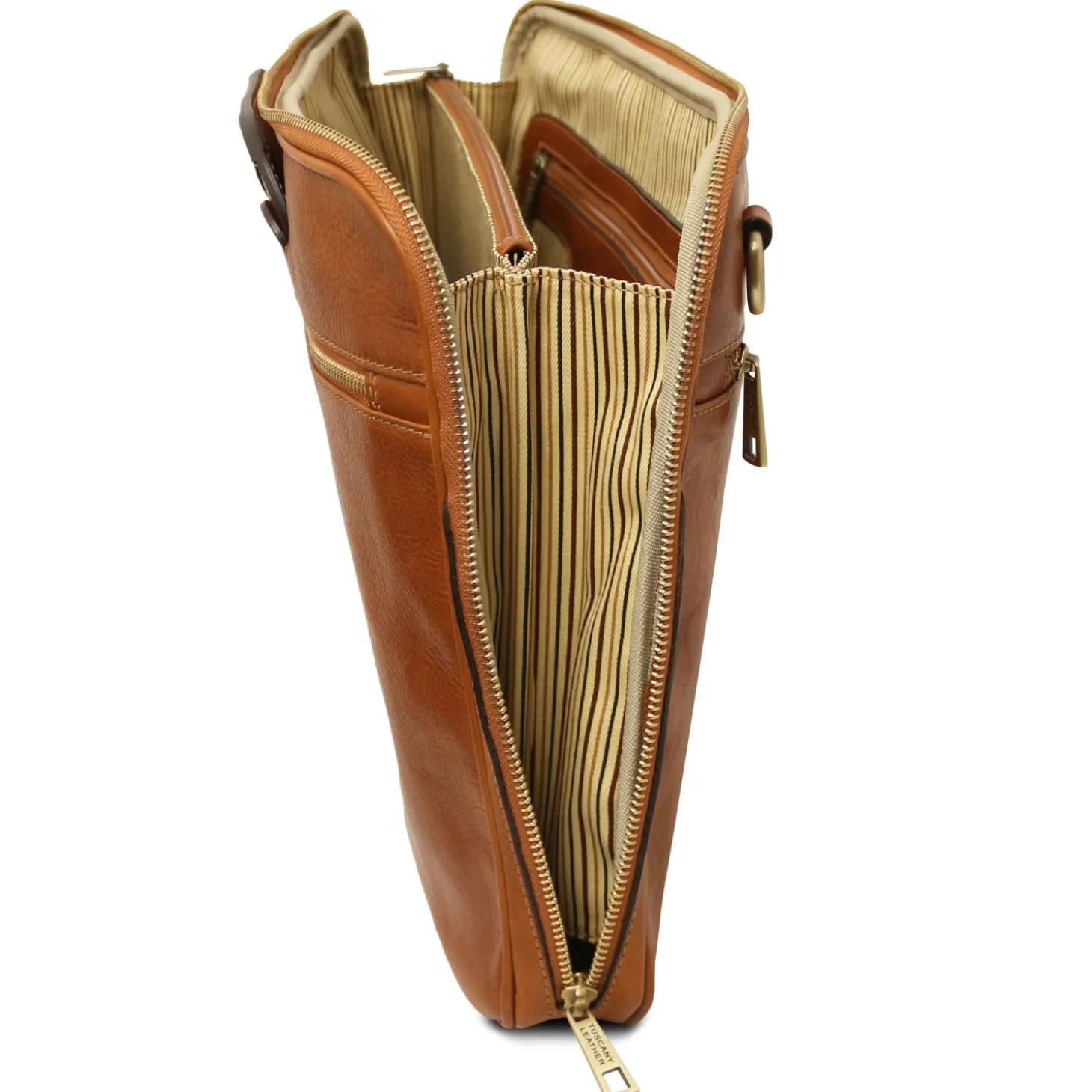Dokumenten - Tasche aus Leder