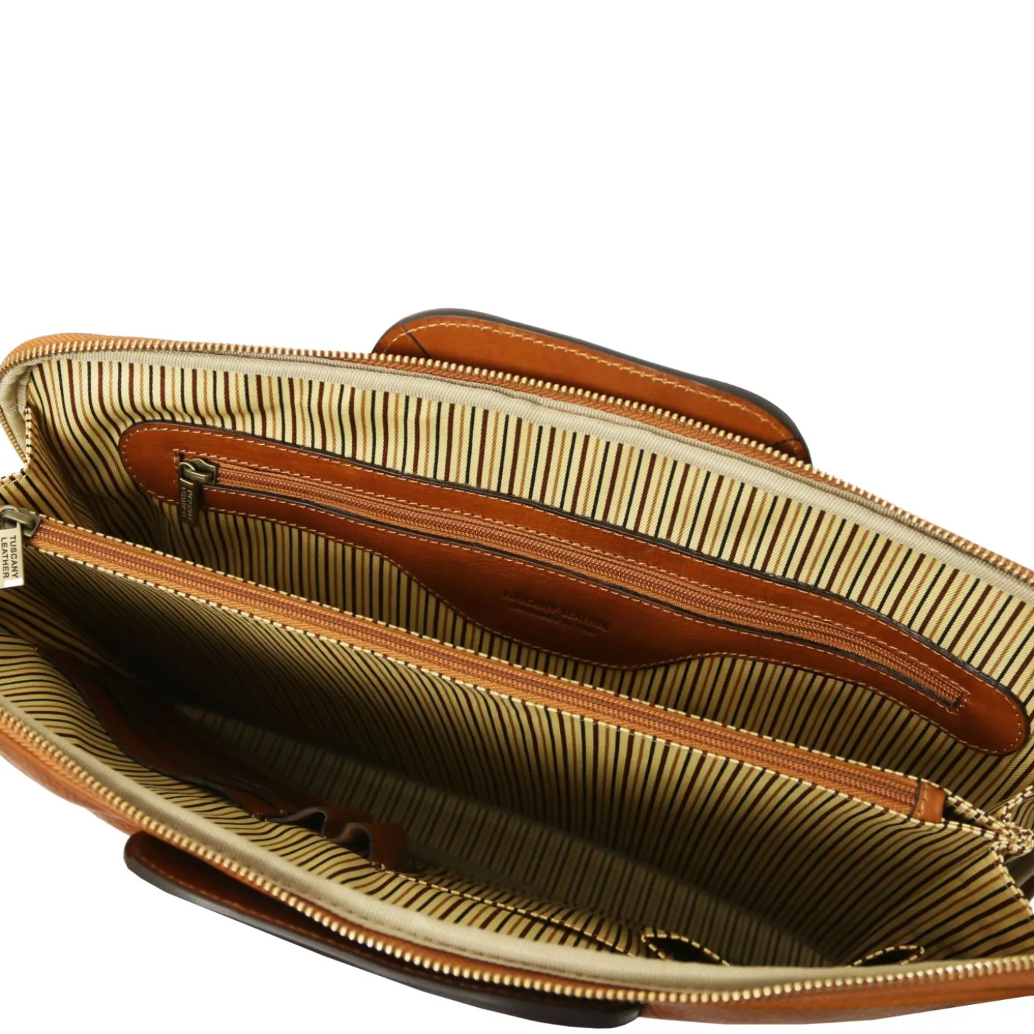Dokumenten - Tasche aus Leder