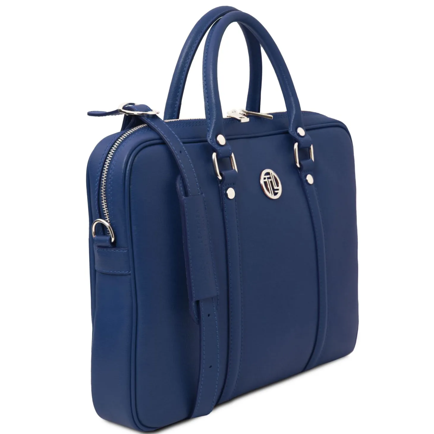 Elegante Laptop Aktentsche aus Saffiano Leder