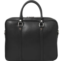 Elegante Laptop Aktentsche aus Saffiano Leder