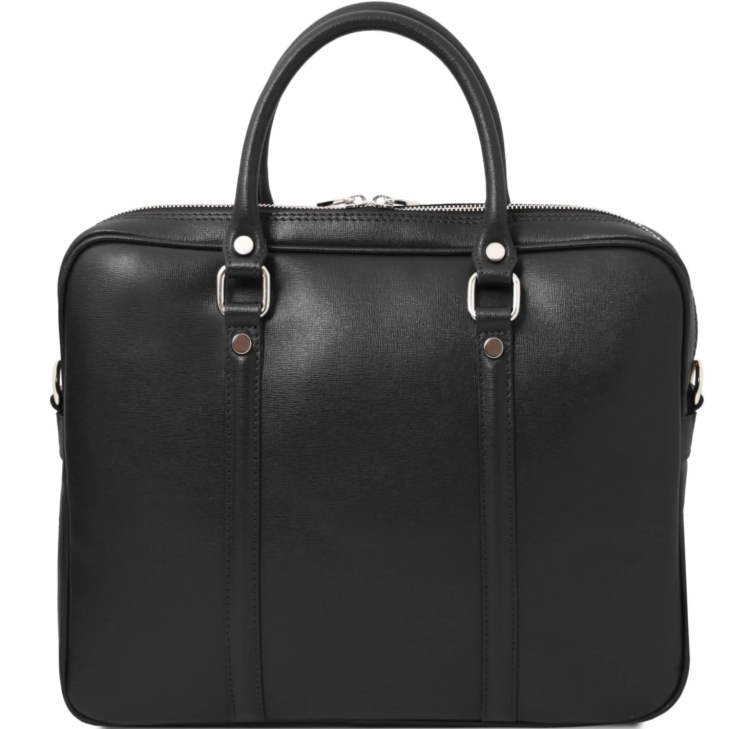 Elegante Laptop Aktentsche aus Saffiano Leder