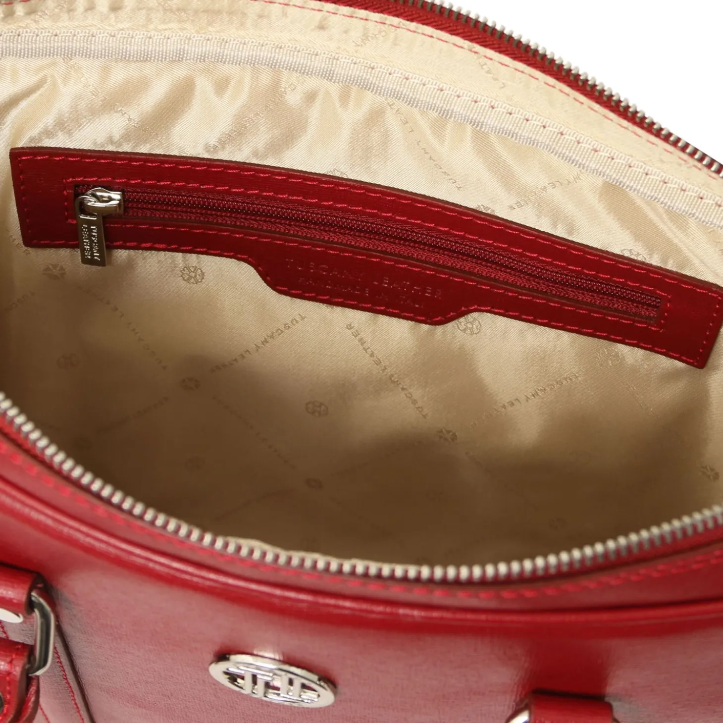 Elegante Laptop Aktentsche aus Saffiano Leder
