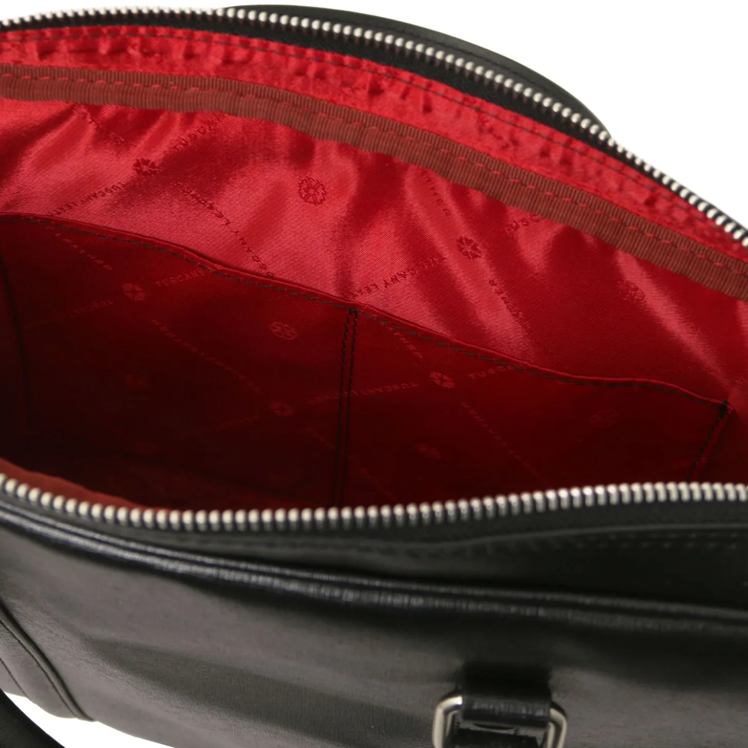 Elegante Laptop Aktentsche aus Saffiano Leder
