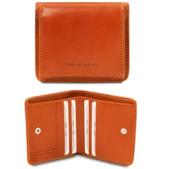 Exklusive Brieftasche aus Leder mit Münzfach