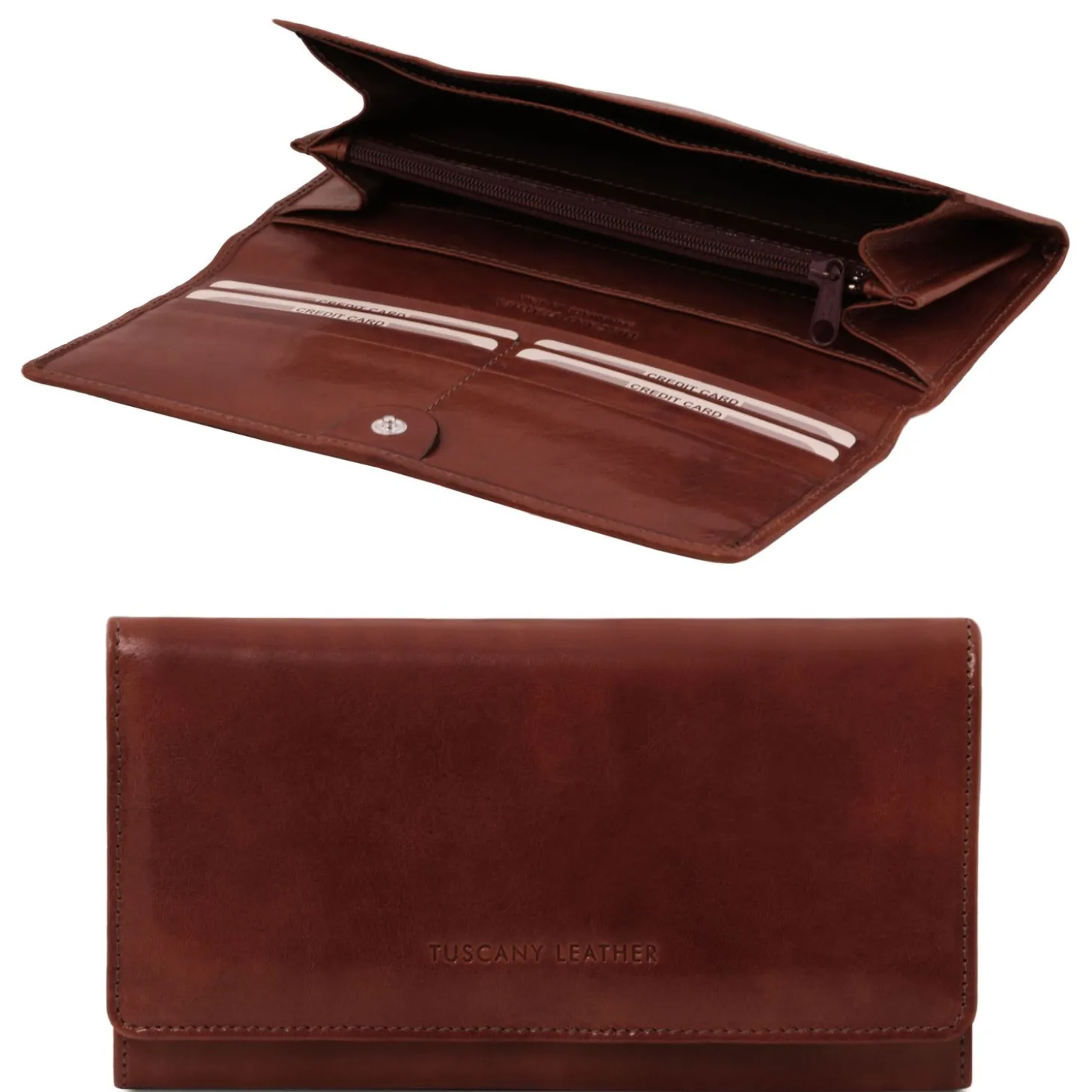 Exklusive Damenbrieftasche aus Leder
