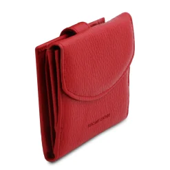 Exklusive Damenbrieftasche aus Leder mit 3 Scheinfächern und Münzfach